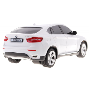 BMW X6 białe RASTAR model 1:24 Zdalnie sterowane Auto SUV + pilot